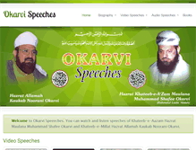 Tablet Screenshot of okarvispeeches.com